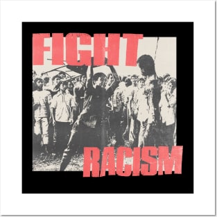 fight racism vintage 80s Posters and Art